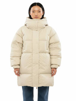 Bacon - Beige Solid Hood Jacket