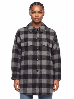 Woolrich - Grey Oversized Checks Shirt