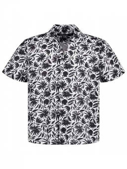 Karl Lagerfeld - Black Floral Print Shirt