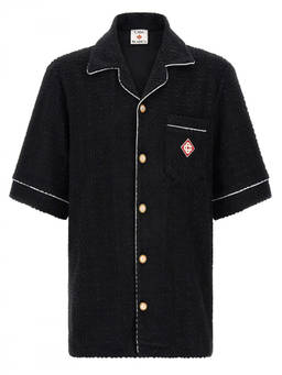 Casablanca - Black Relaxed Jacquard Shirt