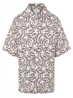 PRADA - Natural Relaxed Printed Shirt
