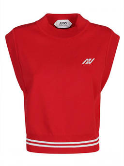 Autry - Red Logo Vest