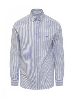 Etro - Light Blue Regular Stripes Shirt (S)