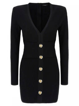 BALMAIN - Black Bodycon dress