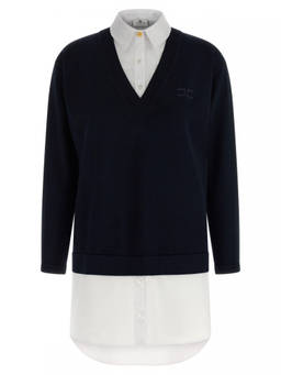 Elisabetta Franchi - Blue Multi-layered dress