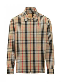 Burberry - Beige Regular Check Overshirt