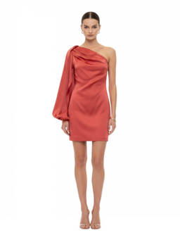 Stella McCartney - Red One Shoulder Mini Dress