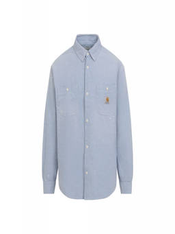 Carhartt - Light Blue Logo Shirt
