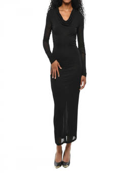 Toteme - Black Cowl Neck Maxi Dress