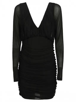 Saint Laurent - Black Short jersey dress (M)