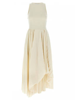 Alexander McQueen - White Asymmetrical Dress