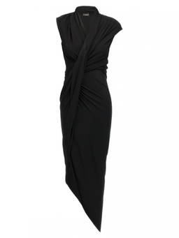 Balenciaga - Black Draped dress