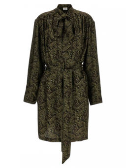 Saint Laurent - Multicolor Paisley Print Dress (S)