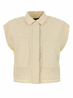 Herno - Off White Nylon Vest (XS)