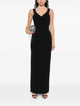 SOLACE London - Black Nalani maxi dress