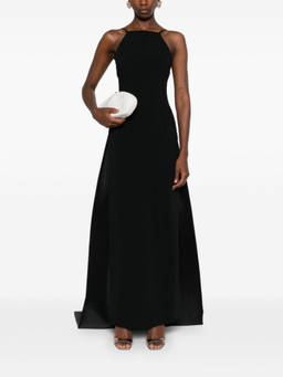SOLACE London - Black Ulla Maxi Dress (S)