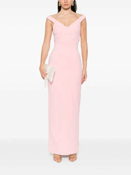 SOLACE London - Pink Nalani Maxi Dress (S)