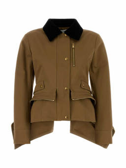 Alexander McQueen - Brown Solid Shirt Collar Jacket (S)