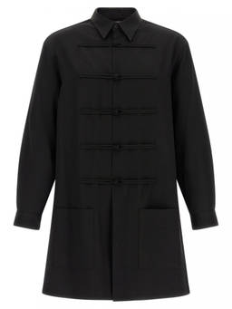 Yohji Yamamoto - Black Relaxed Solid Shirt