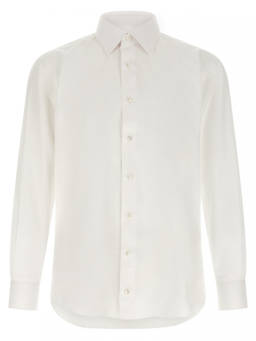 Brioni - White Regular Solid Shirt