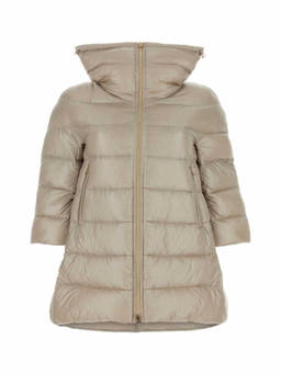 Herno - Beige High Neck Down Jacket