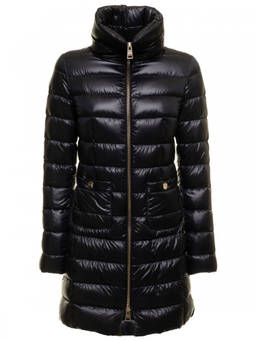 Herno - Black High Neck Jacket