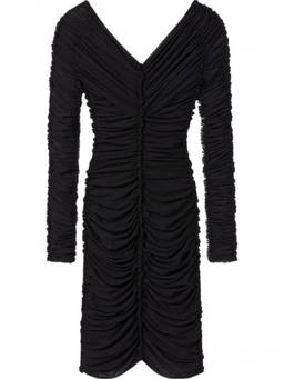 Az Factory - Black V-neck short dress (M)