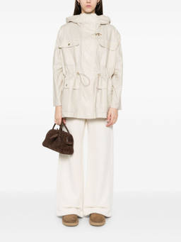 Fay - White Linen And Cotton Blend Jacket