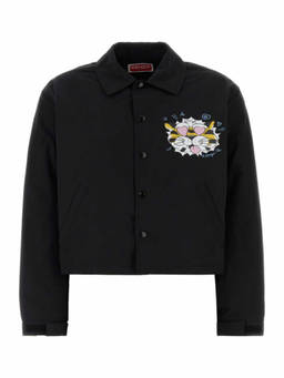 Kenzo - Black Shirt Collar Graphic Jacket (XS)