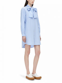 Moschino - Blue Band Collar Mini Dress