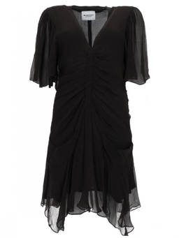 Marant Etoile - Black V Neck Midi Dress (L)