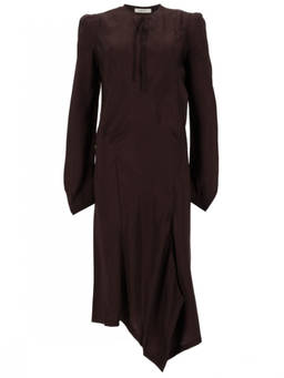 Lemaire - Brown Round Neck Midi Dress (M)