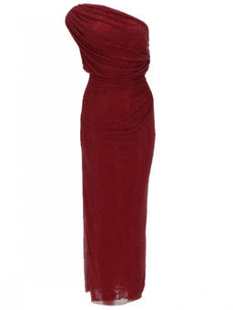 self-portrait - Embellished One Shoulder Midi Dress