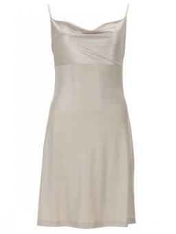 Versace Jeans Couture - White Cowl Neck Knee Length Dress (M)