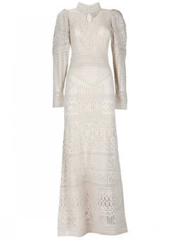Isabel Marant - Crochet Mock Collar Maxi Dress