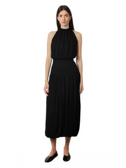 Toteme - Black Round Neck Maxi Dress (M)