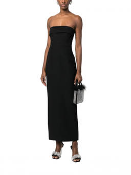 The New Arrivals by Ilkyaz Ozel - Black Strapless Maxi Dress