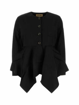Uma Wang - Black Viscose Blend Koney Jacket (M)