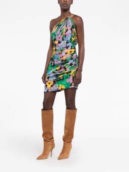 Az Factory - Multicolor One Shoulder Mini Dress (S)