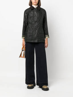 Barbour - Dark Green Beadnell Wax Jacket