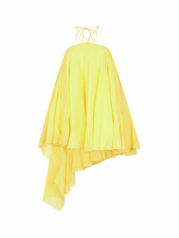 JACQUEMUS - Yellow Asymmetrical Robe Dress