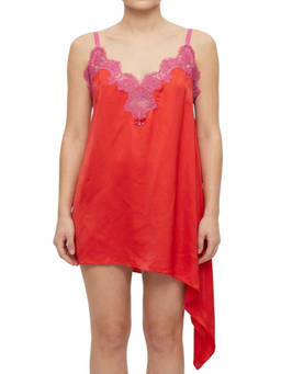 Dsquared2 - Red Lace V Neck Mini Dress