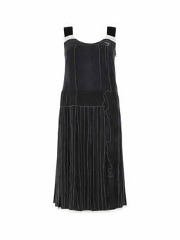 PRADA - Black Printed Silk Dress (XS)
