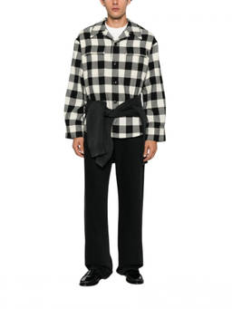 AMI Paris - Black White Checked Shirt