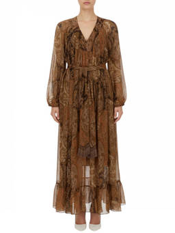 Zimmermann - Paisley V Neck Maxi Dress