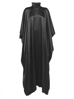 Balenciaga - Black Satin Long Dress (M)