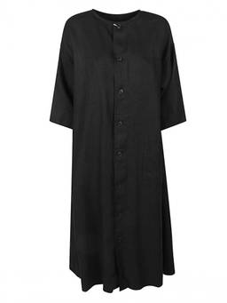 Sarahwear - Black Linen shirt dress (S)