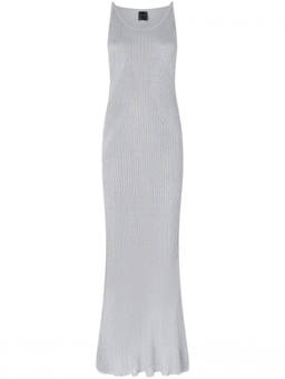 Pinko - Light Grey Knitted Long Dress (XS)