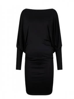 Dsquared2 - Black Boat Neck Mini Dress
