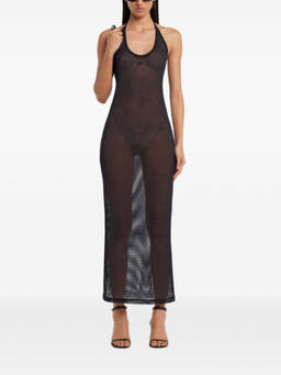 Courreges - Black Holistic Midi Dress